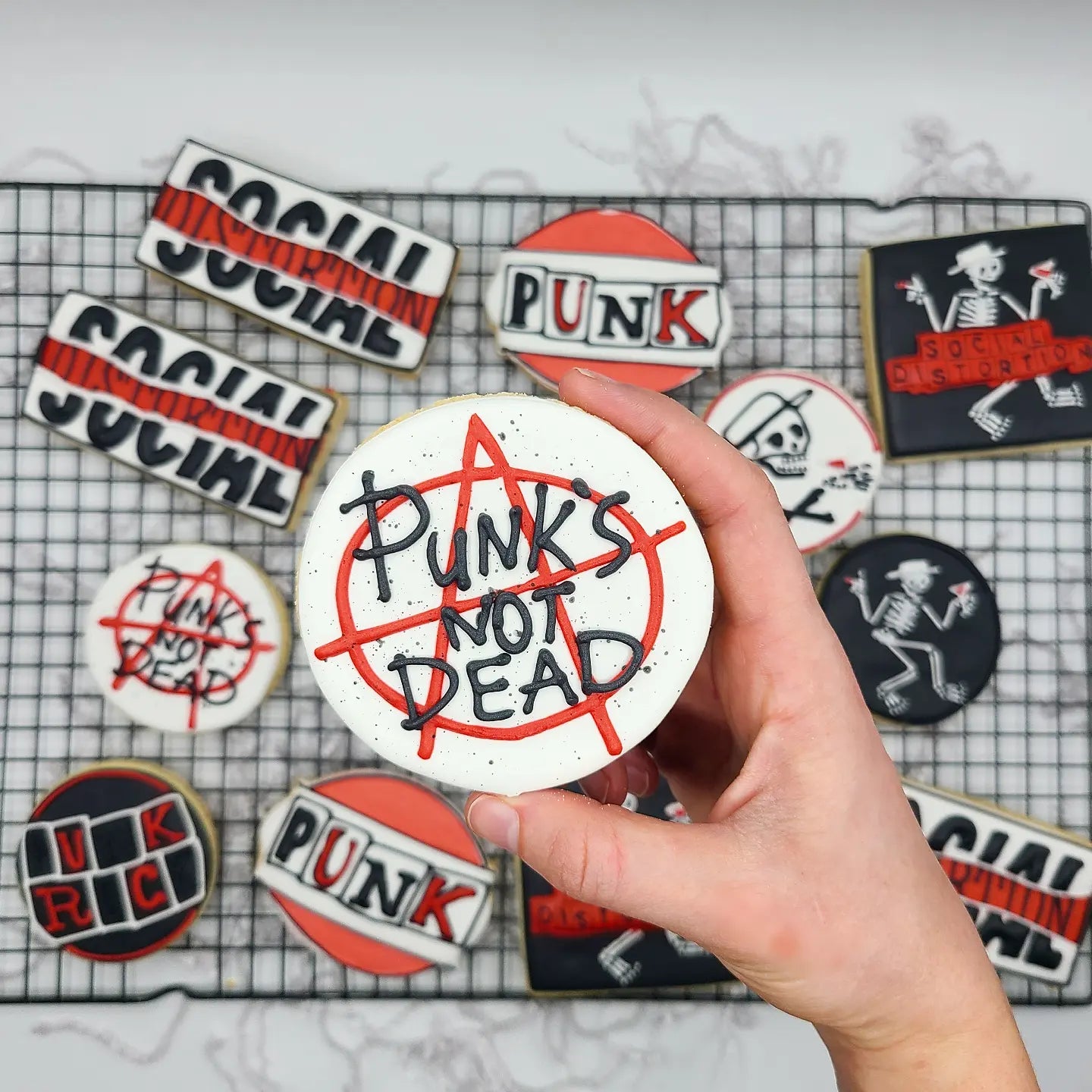 Custom Band Cookies