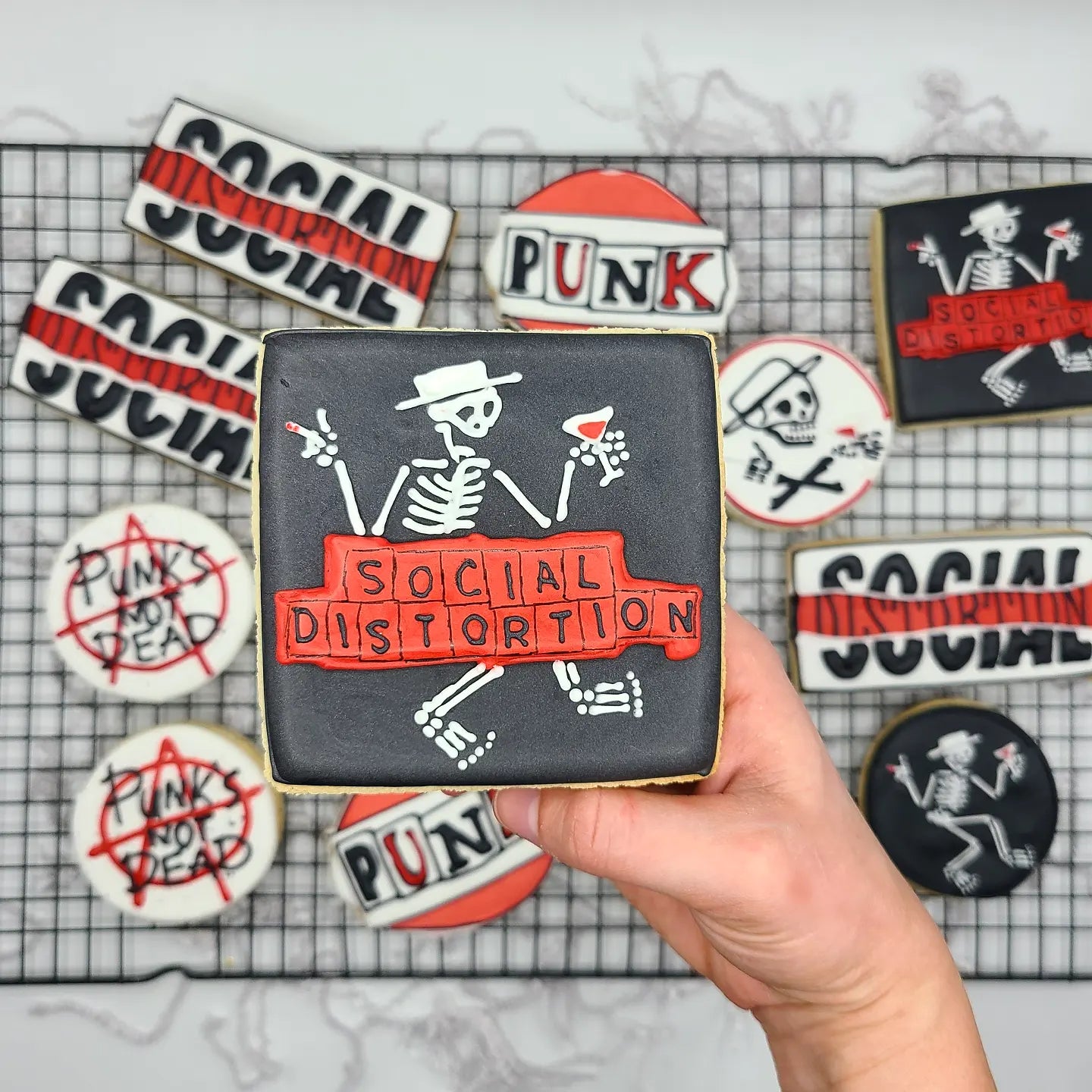 Custom Band Cookies