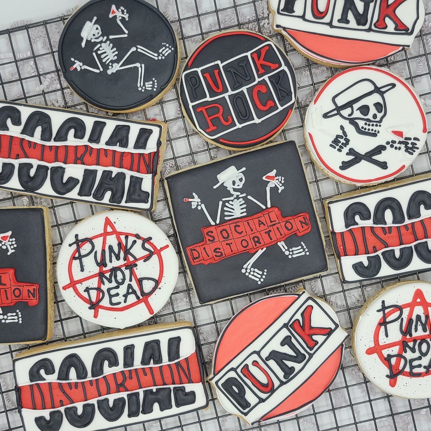 Custom Band Cookies